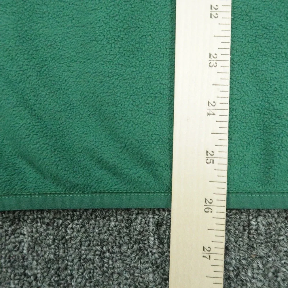 The North Face Sweater Mens Large Green Quarter Zip Mock Neck Pullover *